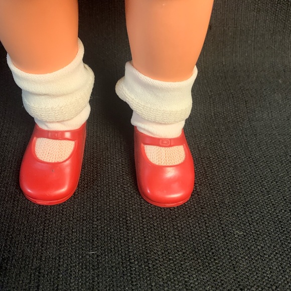 Ideal Shirley Temple Vinyl/plastic Doll Stand Up And Cheer Outfit  1972 16" - Picture 6 of 8